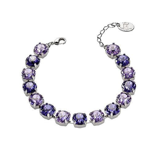 set bijuterii cu pietre swarovski violet& tanzanite