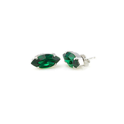 Cercei swarovski mici emerald