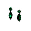 cercei swarovski eleganti emerald