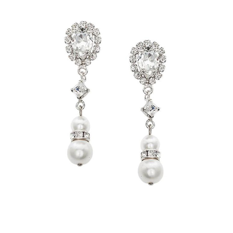Cercei 3356 Crystal&Pearls