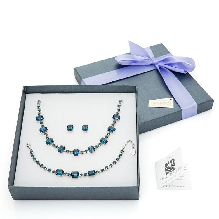 set bijuterii cu cristale swarovski  montana