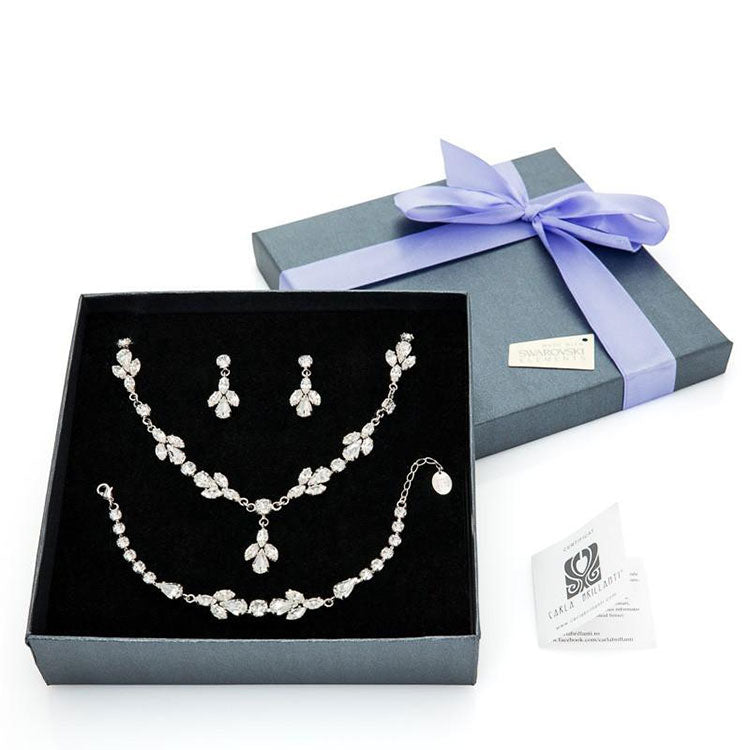 set bijuterii cu cristale swarovski  