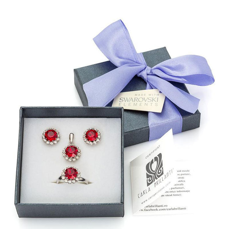 set bijuterii cu cristale swarovski  Siam