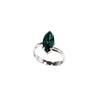 Inel cu cristale  Swarovski Emerald