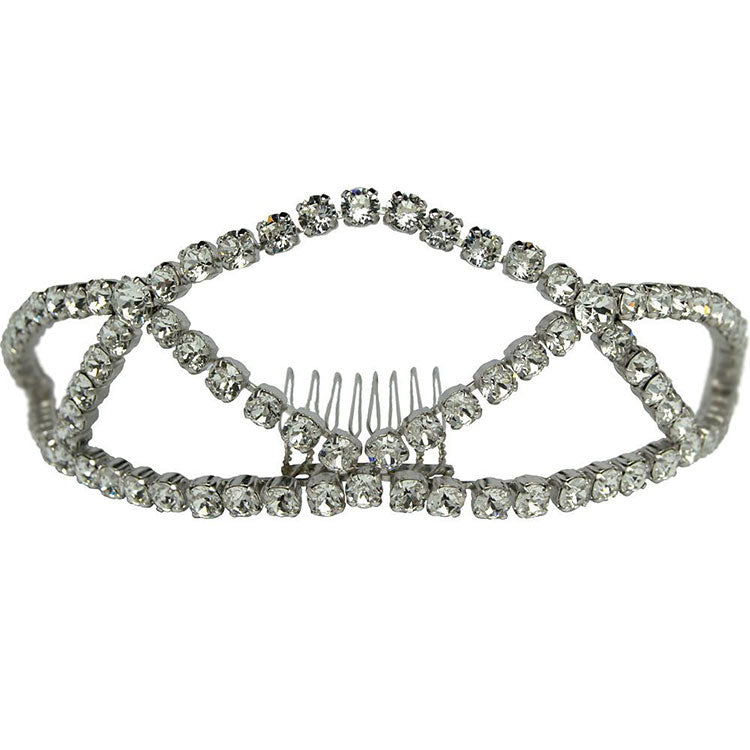 Ornament de par mireasa cu cristale swarovski