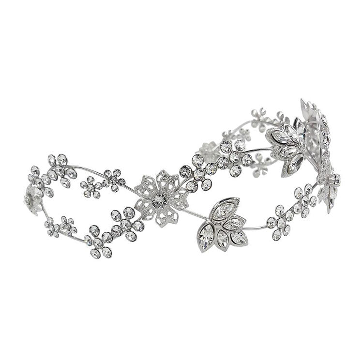 Ornament de par mireasa cu cristale swarovski