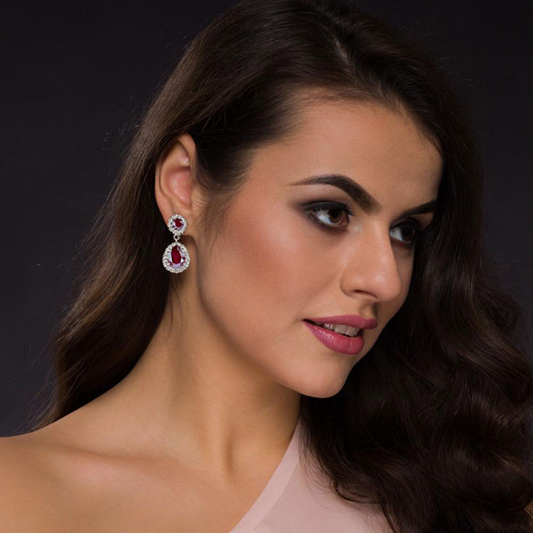 Cercei Emily Dark Royal Red