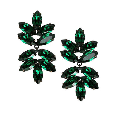 cercei swarovski eleganti emerald