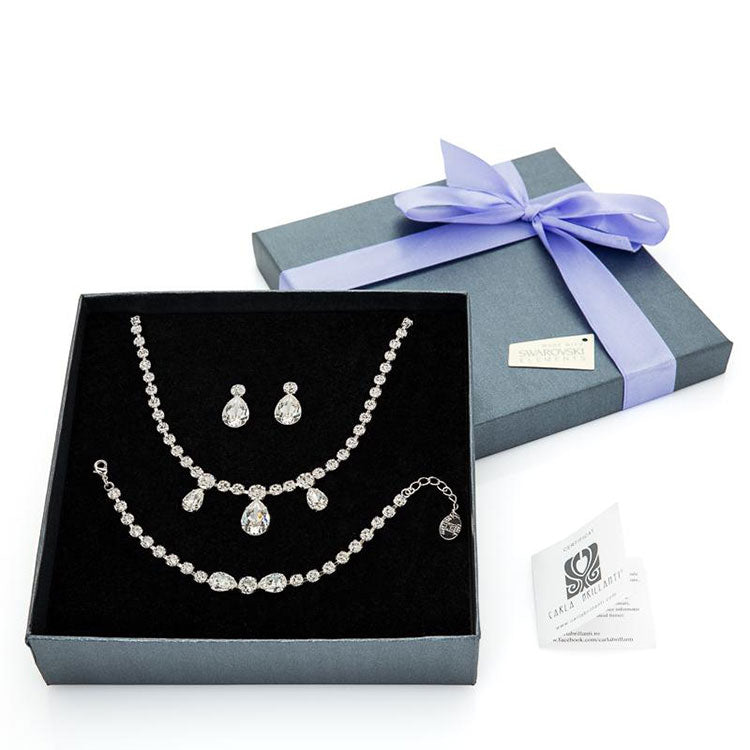 set bijuterii cu cristale swarovski