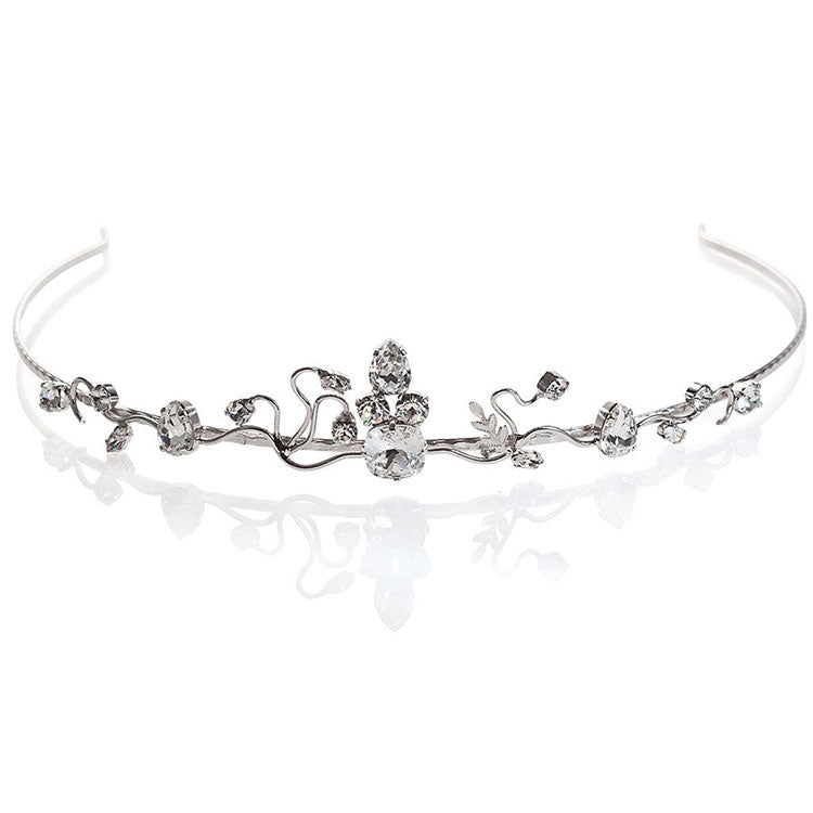 coronita mireasa cu pietre swarovski 