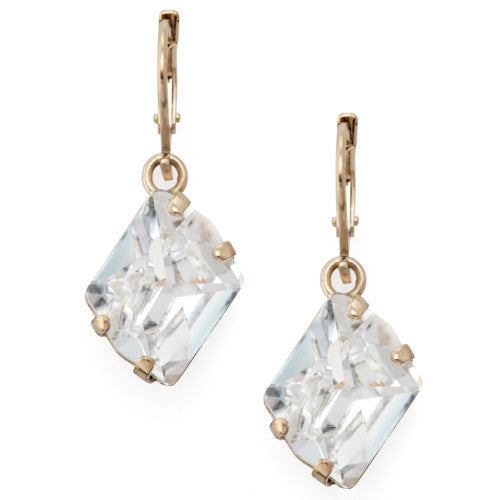 cercei swarovski aurii