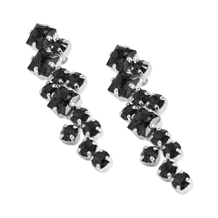 Cercei Annie Negru Jet