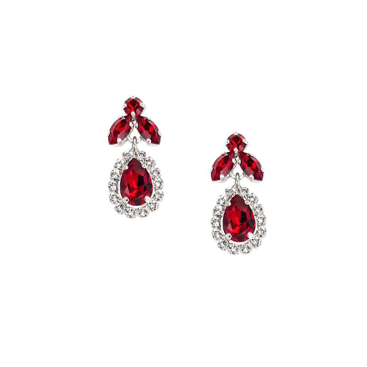 cercei swarovski mireasa cristal siam